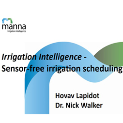Irrigation intelligence - Sensor-free irrigation scheduling