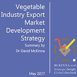 Vegetable Industry Export Market Development Strategy