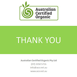 Release of Australian organic market report 2016 [and] Certification Process, Certification Standards