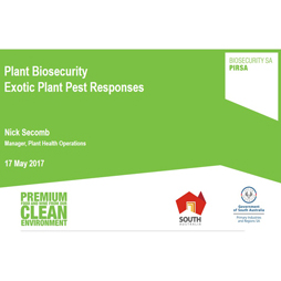Plant biosecurity: Exotic plant pest responses