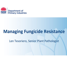 Managing fungicide resistance