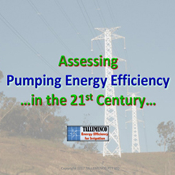 Assessing pumping energy efficiency in the 21st century