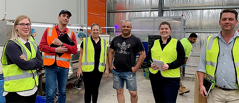 Team members visited South Australia to run a workshop and visit production sites across Adelaide Hills, Mount Lofty Ranges, and the Riverland region.