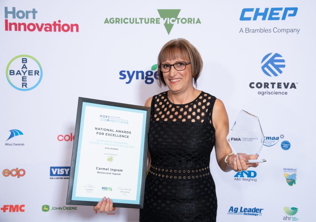 Gippsland grower Carmel Ingram awarded Boomaroo Nurseries Women in