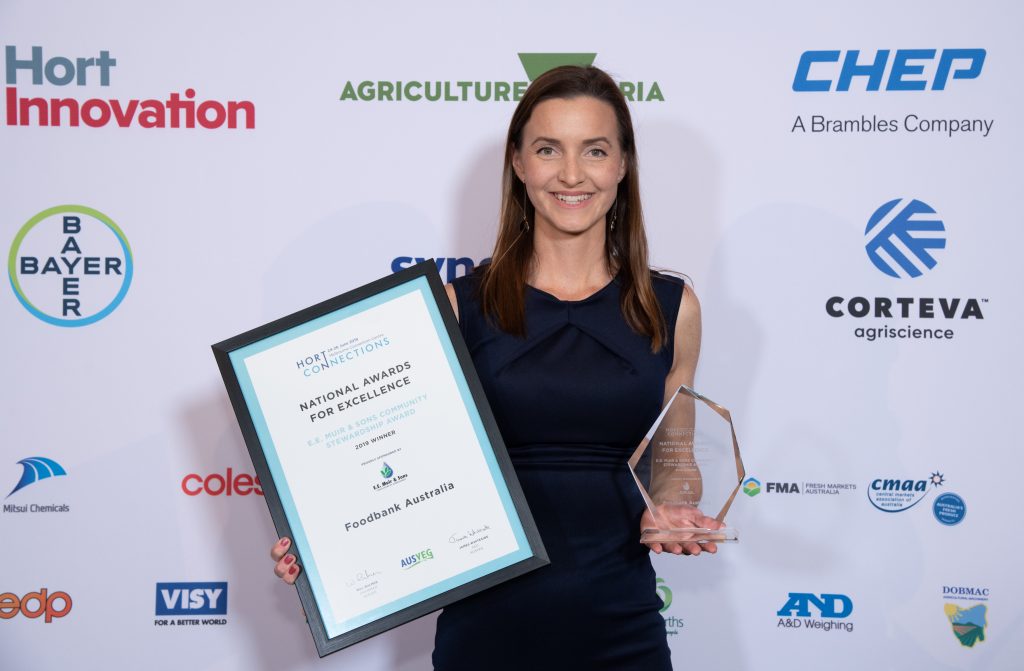 Foodbank recognised for charity work with Community Stewardship Award