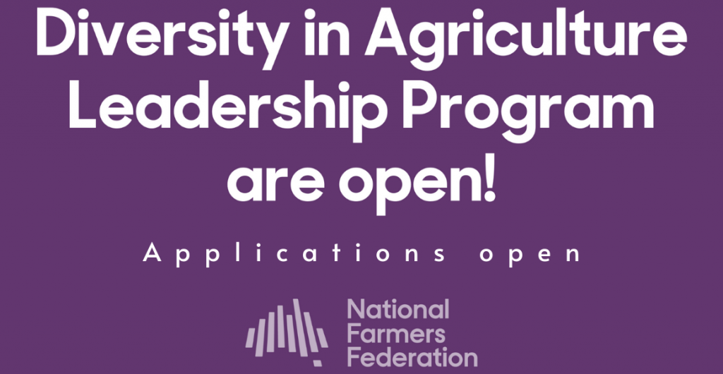 Apply for NFF's Diversity in Agriculture Leadership Program