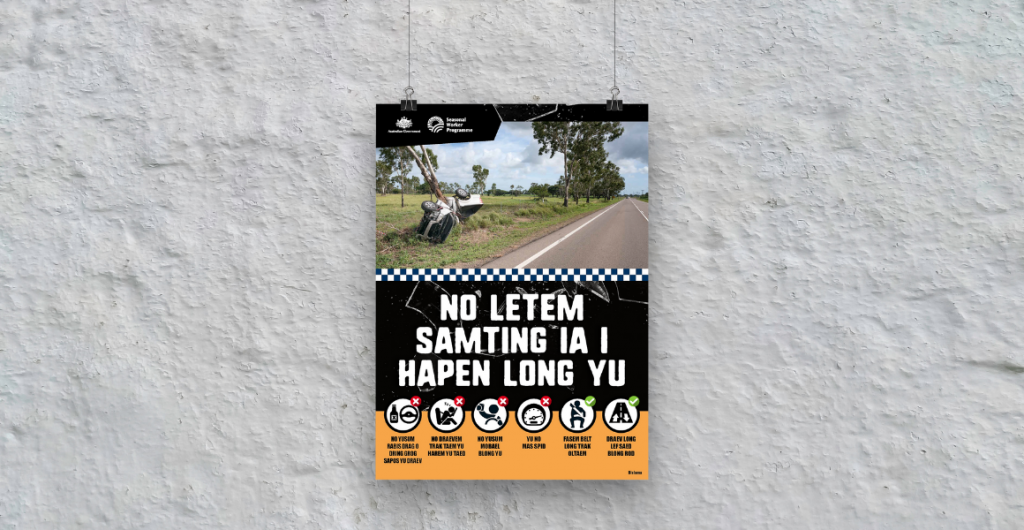 Seasonal Worker Programme safe driving posters