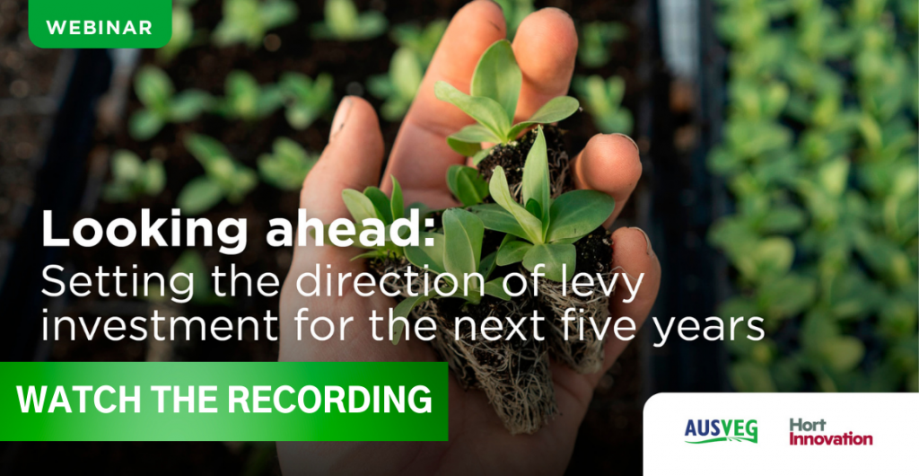 Webinar recording: Setting the direction of levy investment for the next five years