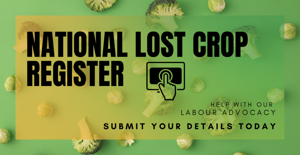 Growers urged to fill out National Lost Crop Register survey to help labour advocacy