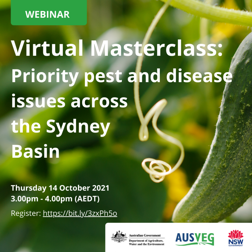 Virtual masterclass: Priority pest and disease issues across the Sydney basin